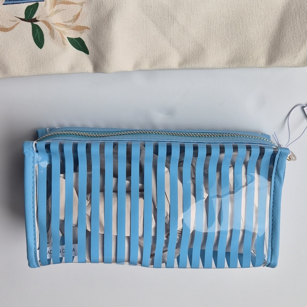 Draper James RSVP Book Stack Canvas Tote & Striped Pouch Set - Picture 8 of 12